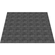 Escape6 WPC flooring, SORG, 2,8 × 2,8 m, 49 pcs, black - WPC Tiles