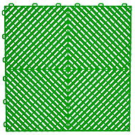 Escape6 Modular floor tiles 40×40cm, green - WPC Tiles