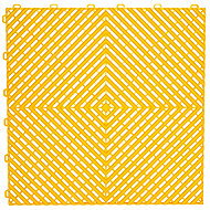 Escape6 modular floor tiles 40 × 40cm, yellow - WPC Tiles