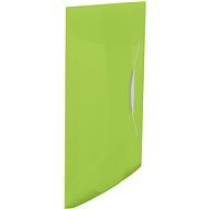 ESSELTE VIVIDA A4 mit Gummiband, transparent grün - Dokumentenmappe