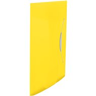 ESSELTE VIVIDA A4 mit Gummiband, transparent gelb - Dokumentenmappe