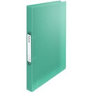 ESSELTE Colour Breeze double ring, transparent green - Document Folders