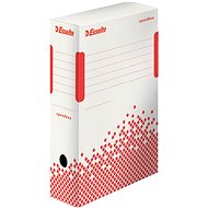 ESSELTE Speedbox 10 x 25 x 35cm, White-red - Archive Box