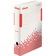 ESSELTE Speedbox 8 x 25 x 35cm, White-red - Archive Box