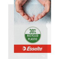 ESSELTE STANDARD L A4, 115 mic, transparent - pack of 100 - Document Folder