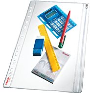 ESSELTE 200 micron, with Zipper, Glossy - Pack of 5 - Sheet Potector