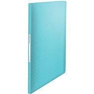 ESSELTE Colour Breeze A4, 40 pockets, transparent blue - Document Folder