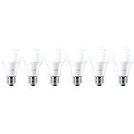 Philips LED 6-40W, E27, 2700K, mliečna, set 6 ks - LED žiarovka