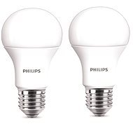 Philips LED 11 - 75 W, E27, 2700 K, matná, súprava 2 ks - LED žiarovka