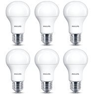 Philips LED 11 – 75 W, E27, 2700 K, matná, súprava 6 ks - LED žiarovka