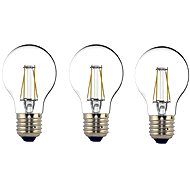 Philips LEDClassic Filament Retro 6-60W, E27, 2700K, clear, set 3pc - LED Bulb