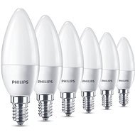 Philips LED izzó 5.5-40W, E14, 2700K, matt, 6 db-os szett - LED izzó