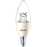 Philips LED gyertya 8-60W E14, 2700K, világos, szabályozható WarmGlow - LED izzó