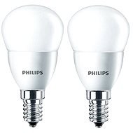 Philips LED drop 5.5-40W, E14, 2700K, matt, set 2pcs - LED Bulb