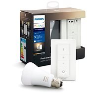 Philips Hue Weiß Ambiente 9,5W + Dimmer Schalter - Licht-Dimmer