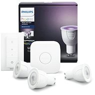 Philips Hue White and Color ambiance 6.5W GU10 starter kit - LED žiarovka