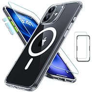 ESR Classic Pro Case (HaloLock) Set, Compatible with iPhone 16 Plus, Clear - Handyhülle