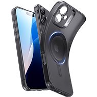 ESR Zero Clear Case (HaloLock), Compatible with iPhone 16 Plus, Frosted Black - Phone Cover