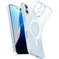 ESR Zero Clear Case (HaloLock), Compatible with iPhone 16 Plus, Frosted Blue - Phone Cover