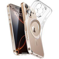 ESR Zero Clear Case (HaloLock), Compatible with iPhone 16 Pro Max, Rose Gold Ring - Phone Cover