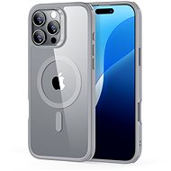 ESR Classic Hybrid Case (HaloLock), Compatible with iPhone 16 Pro, Clear Grey - Phone Cover