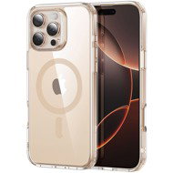 ESR Classic Hybrid Case (HaloLock), Compatible with iPhone 16 Pro, Rose Gold Accent - Phone Cover