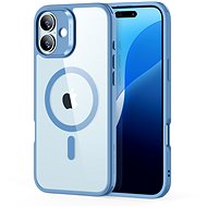 ESR Classic Hybrid Case (HaloLock), Compatible with iPhone 16 Plus, Clear Blue - Phone Cover