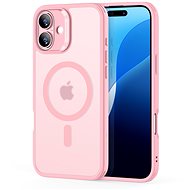 ESR Classic Hybrid Case (HaloLock), Compatible with iPhone 16 Plus, Frosted Pink - Phone Cover