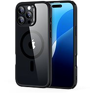 ESR Classic Hybrid Case (HaloLock), Compatible with iPhone 16 Pro Max, Clear Black - Phone Cover