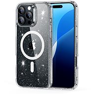 ESR Classic Hybrid Case (HaloLock), Compatible with iPhone 16 Pro Max, Clear Shimmer - Phone Cover
