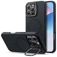 ESR Cloud Soft Case with Stash Stand (HaloLock), Compatible with iPhone 16 Pro, Black - Phone Cover