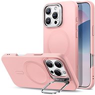 ESR Cloud Soft Case with Stash Stand (HaloLock), Compatible with iPhone 16 Pro, Pink - Phone Cover