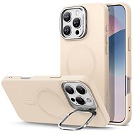 ESR Cloud Soft Case with Stash Stand (HaloLock), Compatible with iPhone 16 Pro Max, Light Tan - Phone Cover