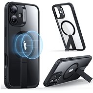 ESR Boost Flickstand Case (HaloLock), Compatible with iPhone 16, Clear Black - Phone Cover