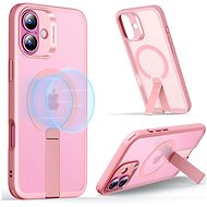 ESR Boost Flickstand Case (HaloLock), Compatible with iPhone 16, Frosted Pink - Phone Cover