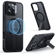 ESR Boost Flickstand Case (HaloLock), Compatible with iPhone 16 Pro Max, Frosted Black - Phone Cover