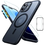 ESR Classic Pro Case (HaloLock) Set, Compatible with iPhone 16, Frosted Black - Phone Cover