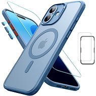 ESR Classic Pro Case (HaloLock) Set, Compatible with iPhone 16, Frosted Blue - Phone Cover