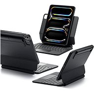 ESR Rebound Magnetic Keyboard Case 360, Compatible with iPad Pro 11 (2024), UK Layout, Black - Tablet Case With Keyboard
