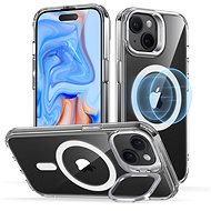 ESR Classic Hybrid Case with Stash Stand (HaloLock), Compatible with iPhone 15, Clear - Phone Cover