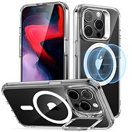 ESR Classic Hybrid Case with Stash Stand (HaloLock), Compatible with iPhone 15 Pro, Clear - Phone Cover