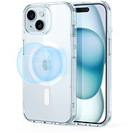 ESR Classic Hybrid Case (HaloLock), Compatible with iPhone 15, Clear Blue - Phone Cover