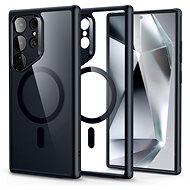 ESR Classic Hybrid Case (HaloLock), Compatible with Samsung Galaxy S24 Ultra, Clear Black - Phone Cover