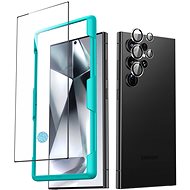 ESR Tempered-Glass Screen Protector Set, Compatible with Galaxy S24 Ultra, 2+1 Pack - Glass Screen Protector