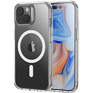 ESR Classic Hybrid Case (HaloLock), Compatible with iPhone 15 Plus, Clear - Phone Cover