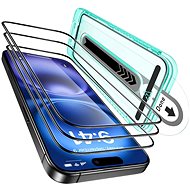 ESR Tempered-Glass Screen Protector, Compatible with iPhone 16 Plus, 3 Pack - Glass Screen Protector