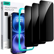 ESR Privacy Screen Protector, Compatible with iPhone 16, 3 Pack - Glass Screen Protector