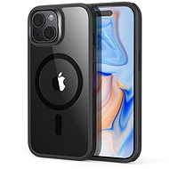 ESR Classic Hybrid Case (HaloLock), Compatible with iPhone 15 Plus, Clear Black - Phone Cover