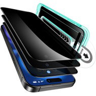 ESR Privacy Screen Protector, Compatible with iPhone 16 Plus, 3 Pack - Glass Screen Protector