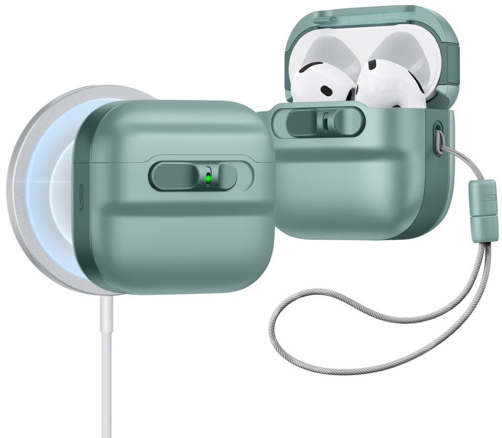 ESR Pulse FlickLock Case (HaloLock) AirPods 4 Green - Headphone Case